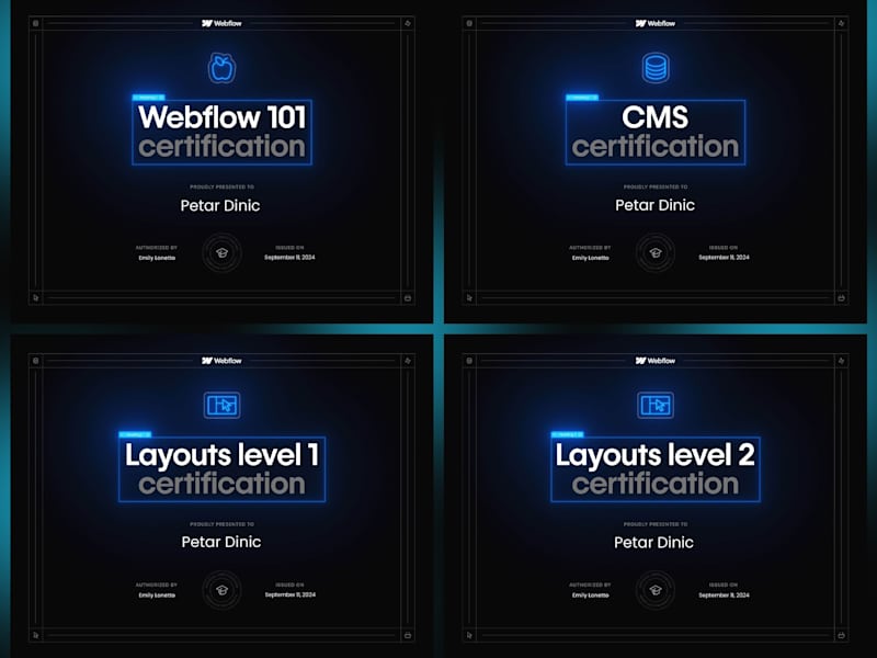 Cover image for Certified Webflow Expert