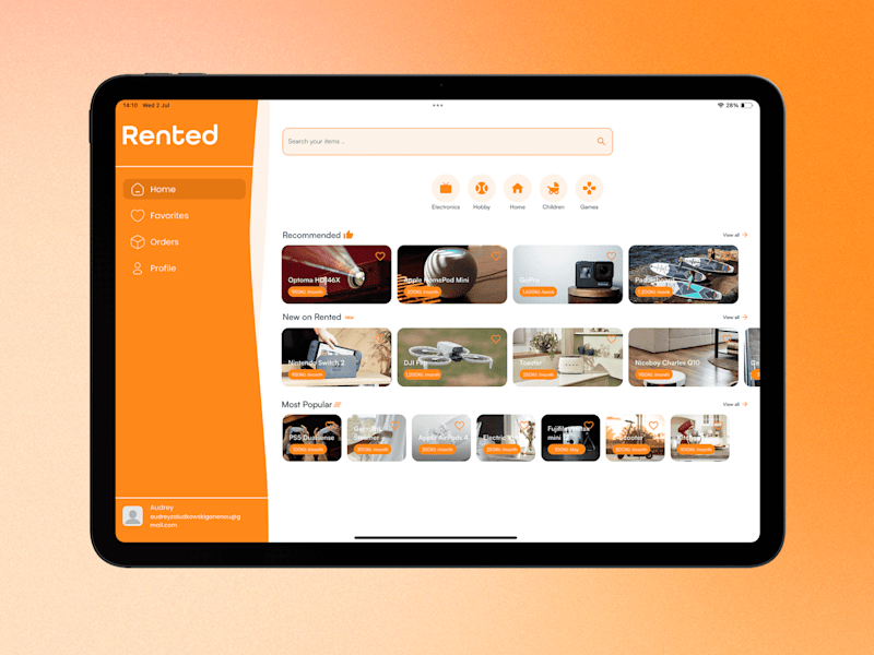 Cover image for Rented - The app for Renting Anything