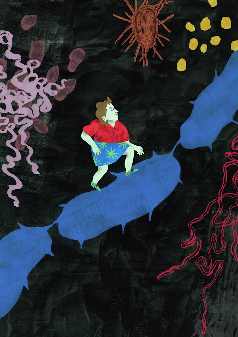 Cover image for Editorial Illustrations for Lynn Margulis Story