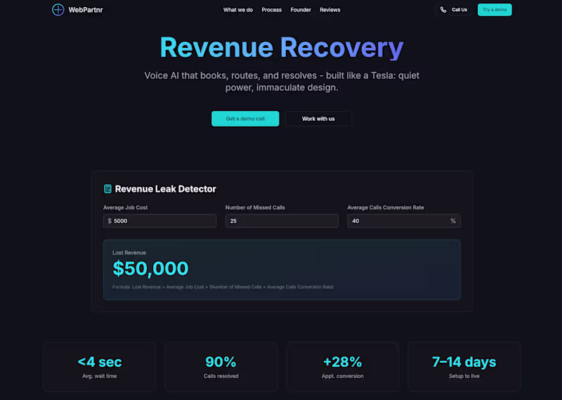 Cover image for 🎙️ Voice Agent Demo for Agency Website (Personal Project) A...