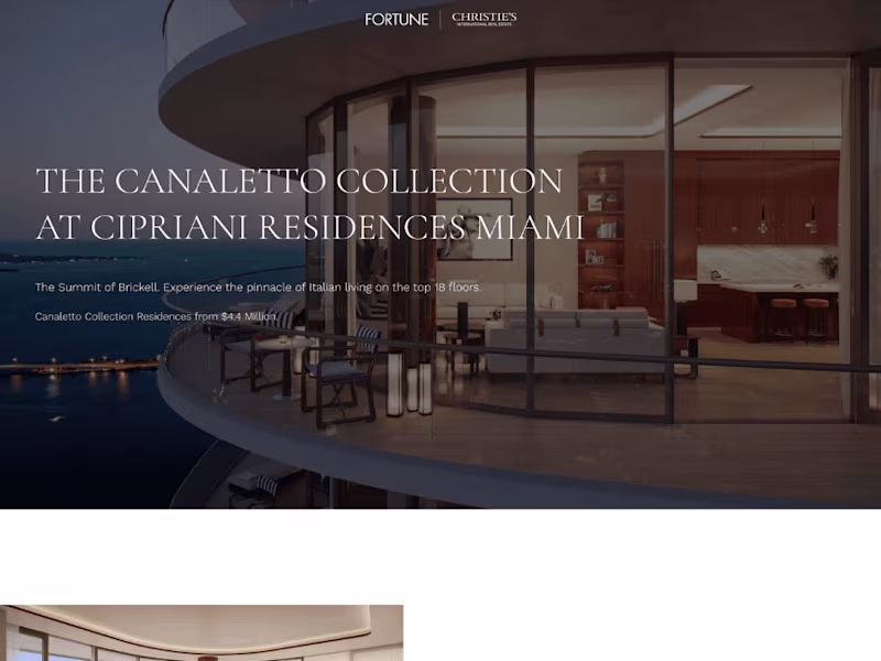 Cover image for The Canaletto Miami