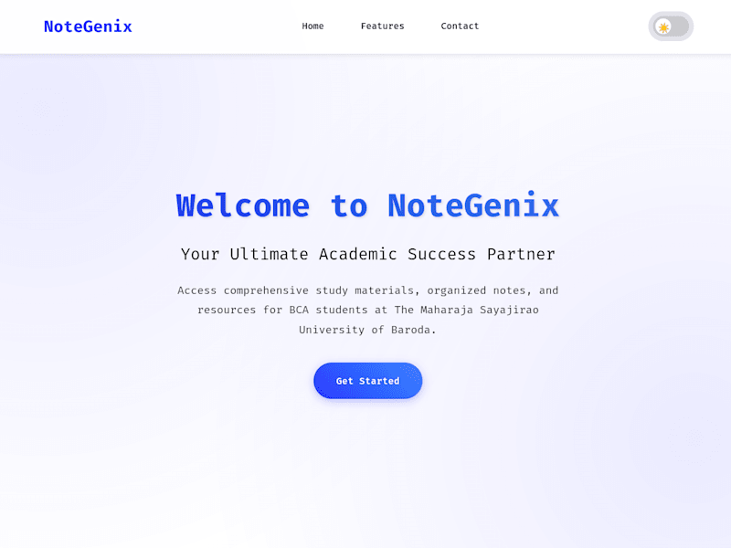 Cover image for Notegenix Note-Taking Web App Development