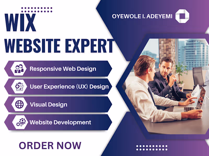 Cover image for I will design responsive wix ecommerce website, wix landing page