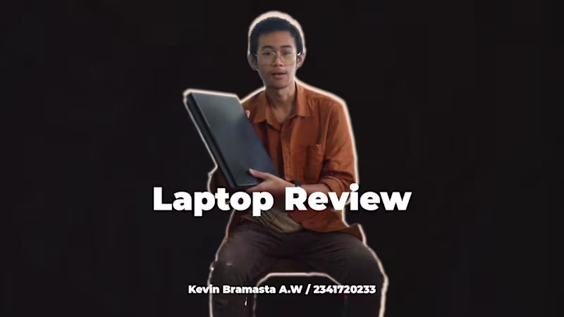 Cover image for Laptop Review - Midterm Project 