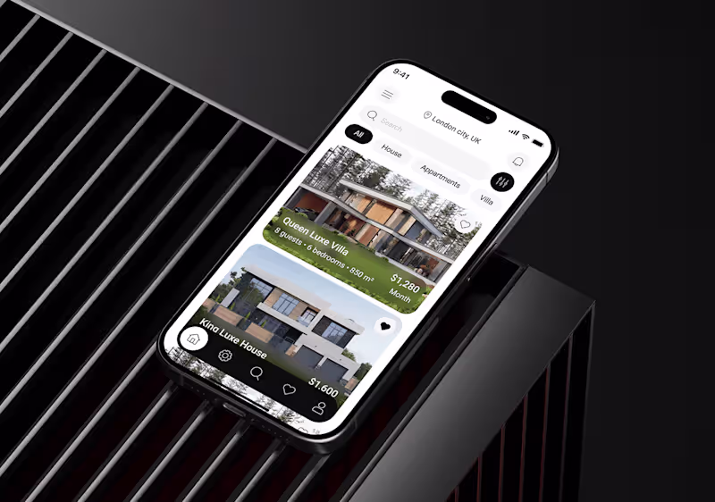 Cover image for Premium Real Estate App - UI/UX Design & Mobile Development