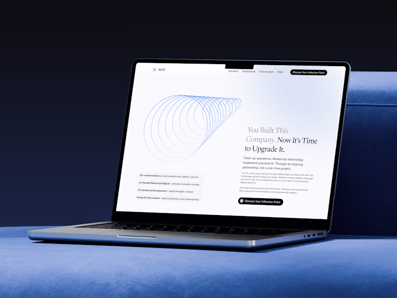 Cover image for Alt31 Website - Designed for Focus