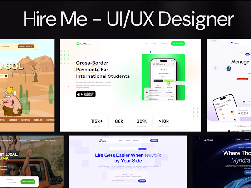 Cover image for UI / UX Designer with Figma