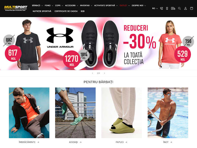 Cover image for Multisport.md - Building a Bespoke E-commerce Experience