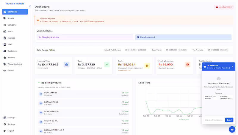 Cover image for Custom Business Management Web Application