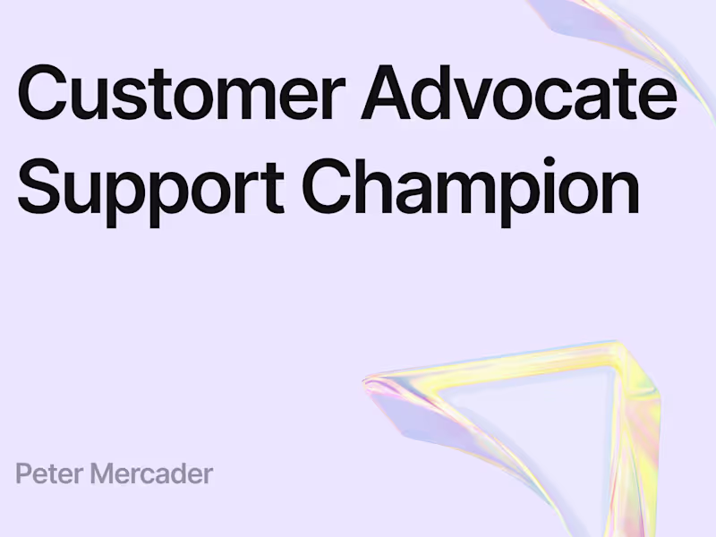 Cover image for Customer Support Champion