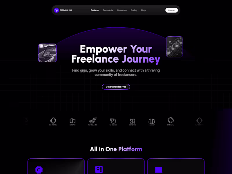 Cover image for Figma/Framer Landing Page (Design & Development) ✨