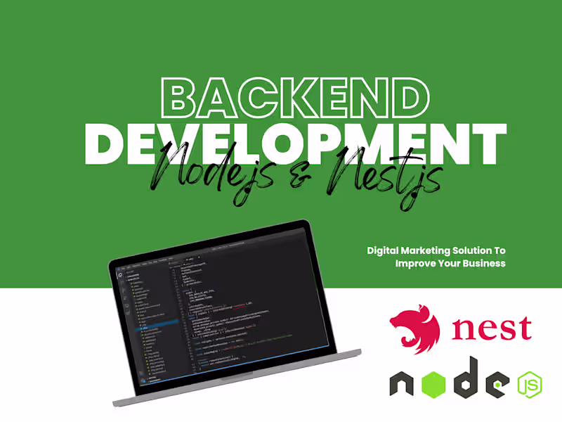 Cover image for Node.js | Express.js | Nest.js | Back-end Development 