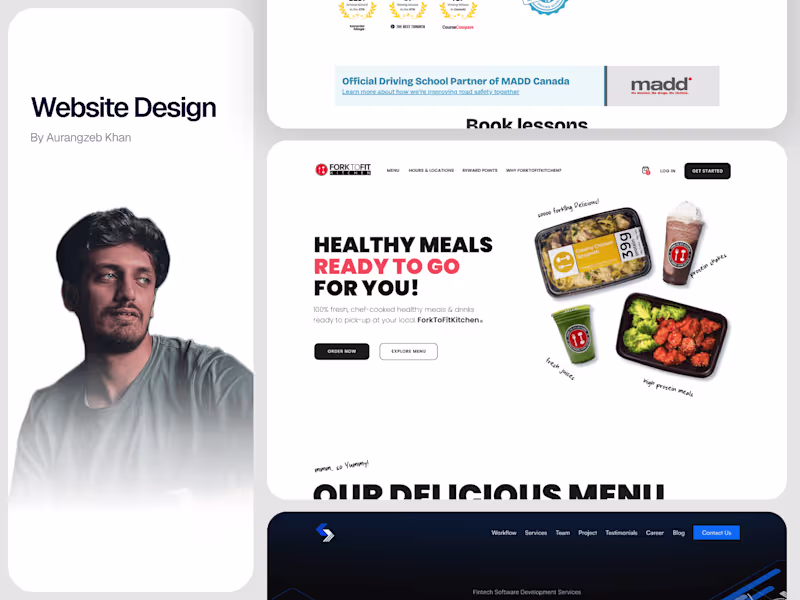 Cover image for UI/UX Designer - Landing Pages | Dashboards | Websites | Mobile