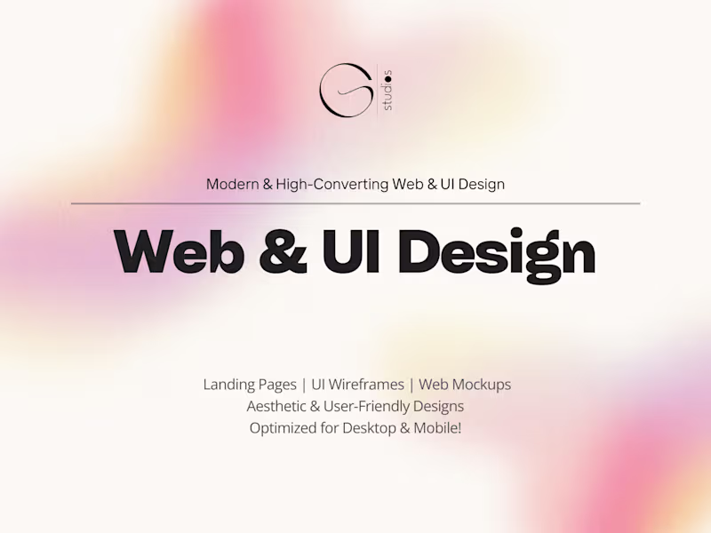 Cover image for Web & UI Design