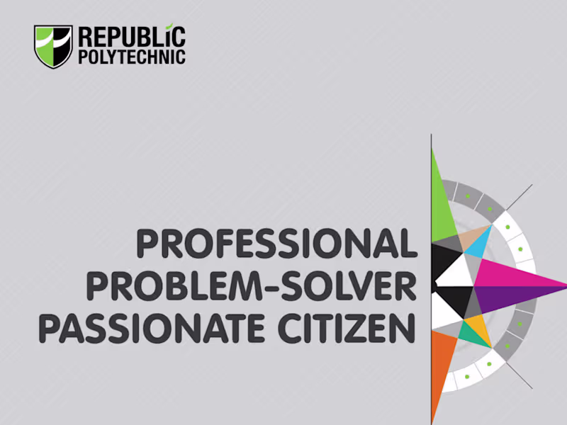 Cover image for Copywriting of Republic Poly Annual Report