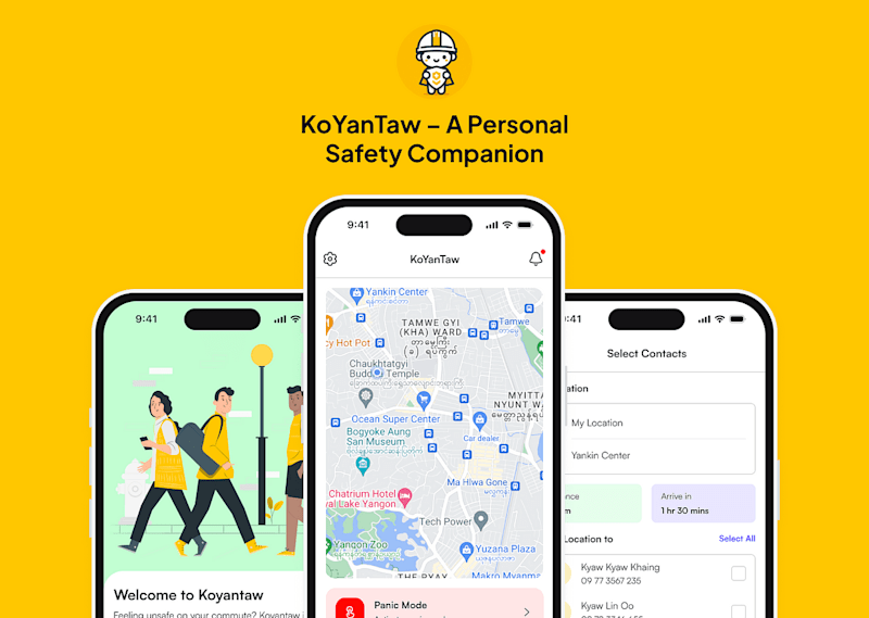Cover image for Designing KoYanTaw: A Personal Safety App