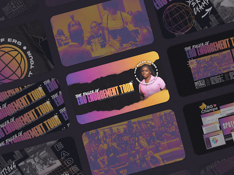 Cover image for ERG Engagement Tour // Marketing and Web Assets, Shirt Design