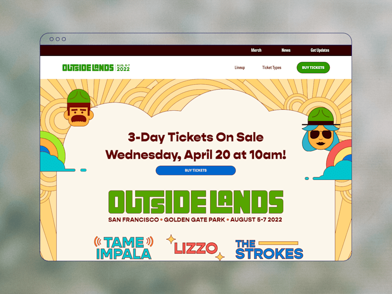 Cover image for Outside Lands - Website