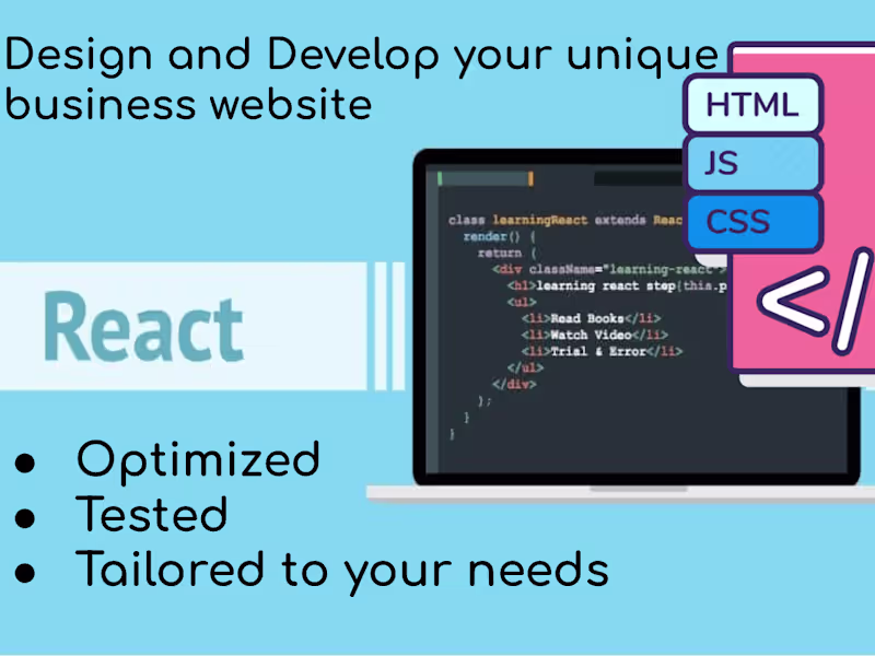 Cover image for Let me craft the perfect Business Website for your needs