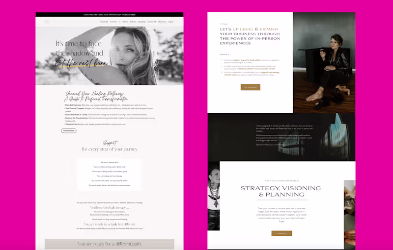 Cover image for Landing page design