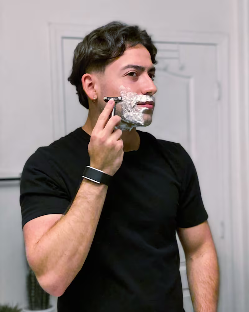 Cover image for One Blade Shave Ad