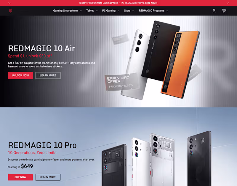 Cover image for Custom Shopify Solutions for RedMagic