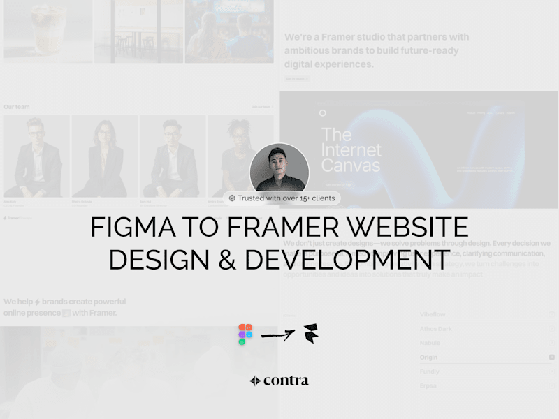 Cover image for Figma to Framer Design & Development