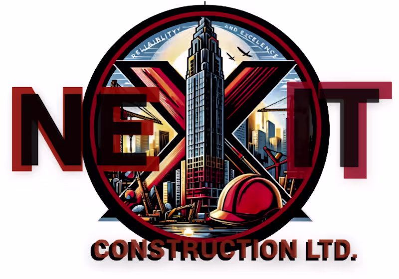 Cover image for Finished logo for NEXIT construction