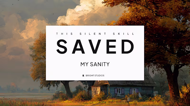 Cover image for Just released a new Bright Method issue, a personal one. It’...