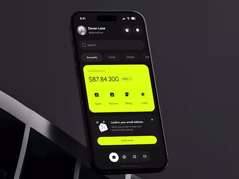 Cover image for Finance Mobile App & UI UX Design