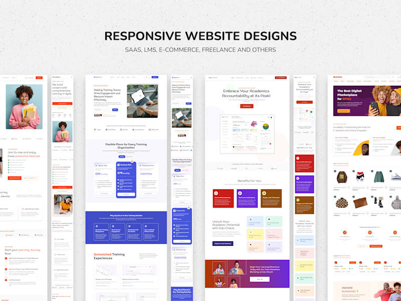 Cover image for Responsive Landing Page Designs