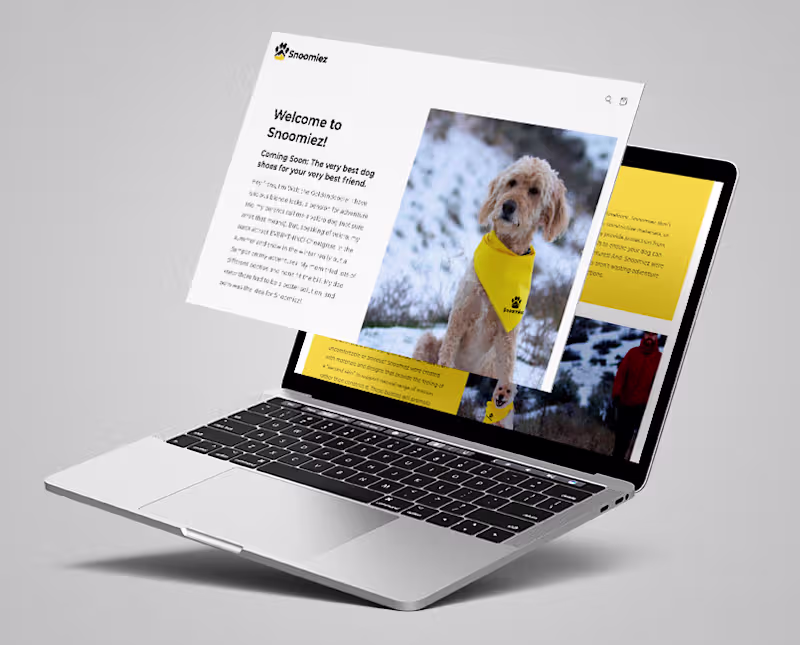 Cover image for Shopify e-commerce site for pet brand