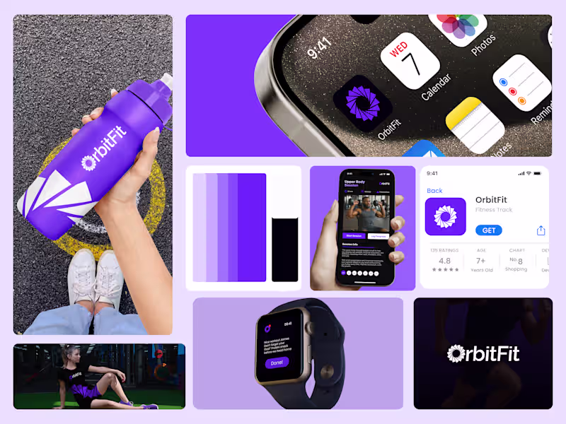 Cover image for Fitness and Wellness | Logo and Brand Identity Design