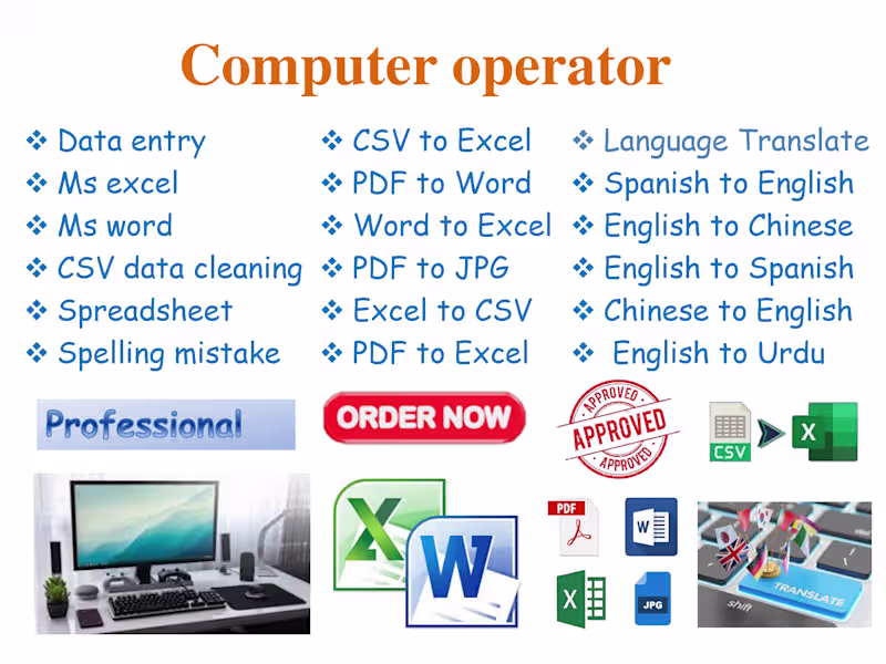 Cover image for I will data entry & Cleaning 