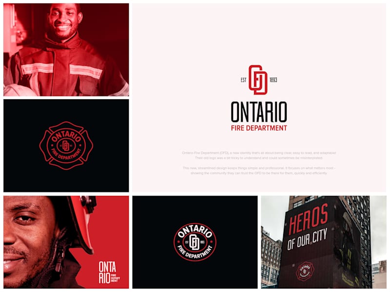 Cover image for Revamped Brand Identity for Ontario Fire Department