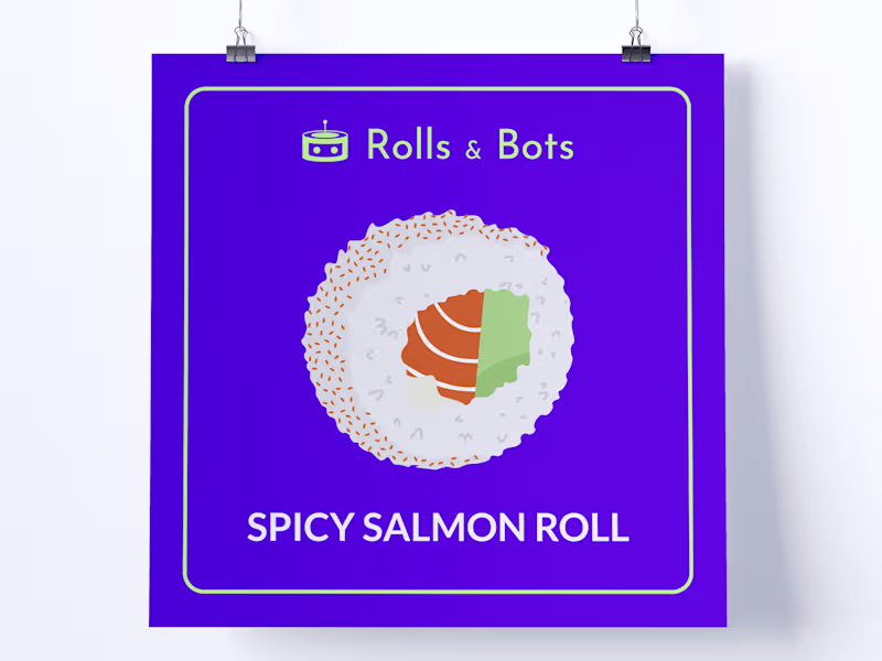 Cover image for Rolls & bots - Brand design