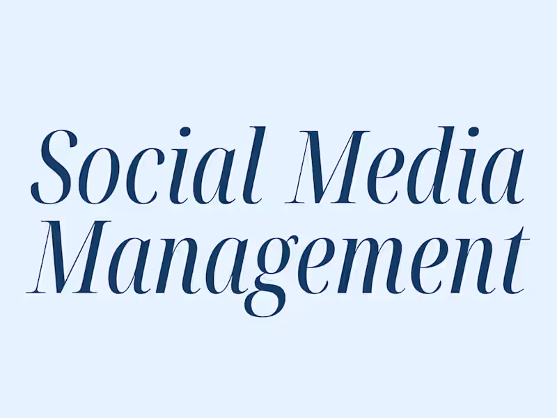 Cover image for I’ll manage your brand’s social media profiles.