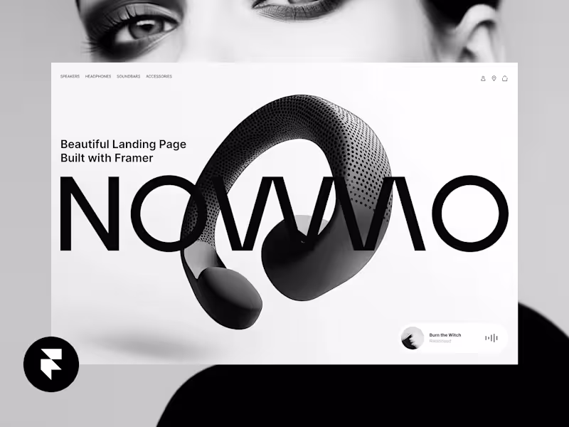 Cover image for Framer Landing Page Design and development