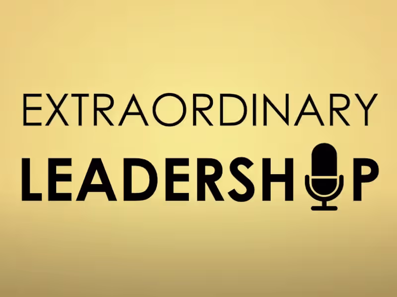 Cover image for EXTRAORDINARY LEADERSHIP PODCAST - TRAILER - YouTube