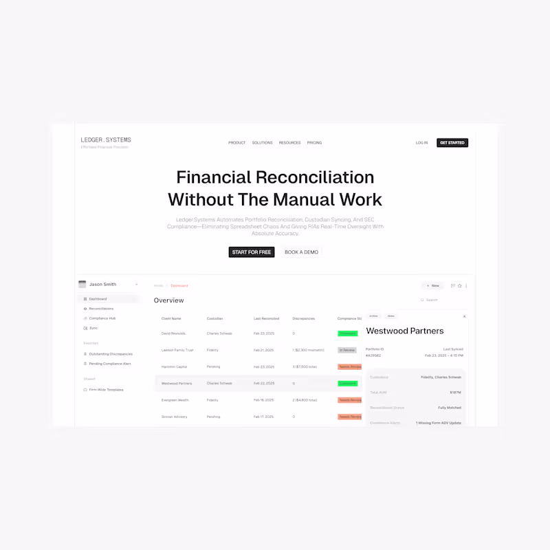 Cover image for WealthTech Platform – UX That Builds Trust and Converts