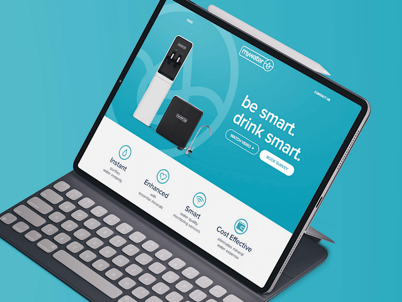 Cover image for MyWater — Landing Page