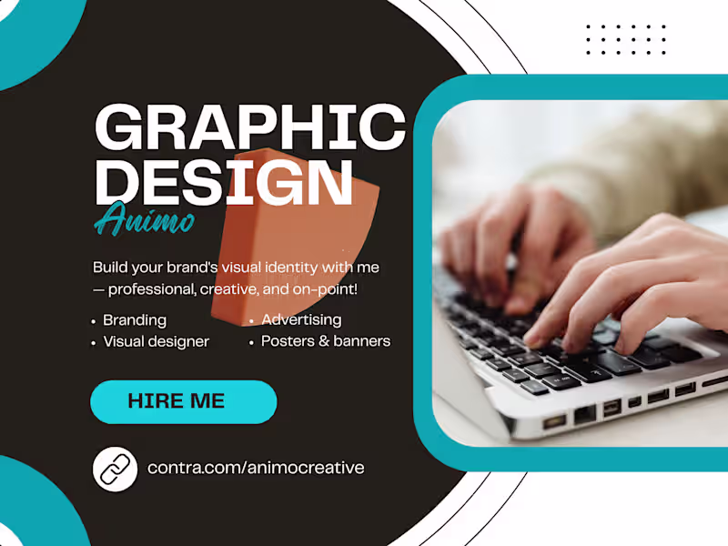 Cover image for I help brands grow with clean, creative, and modern designs.