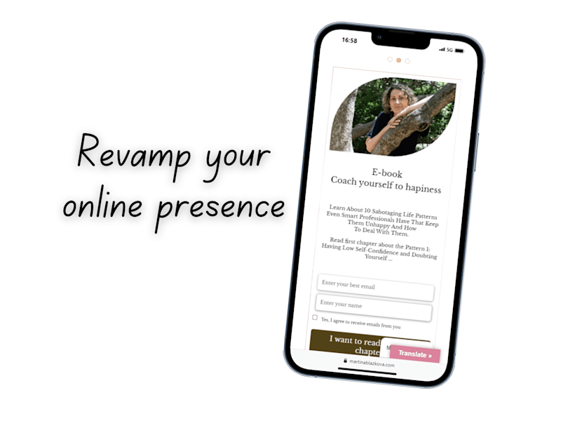 Cover image for Web re-design, creating lead magnet, creating shop 