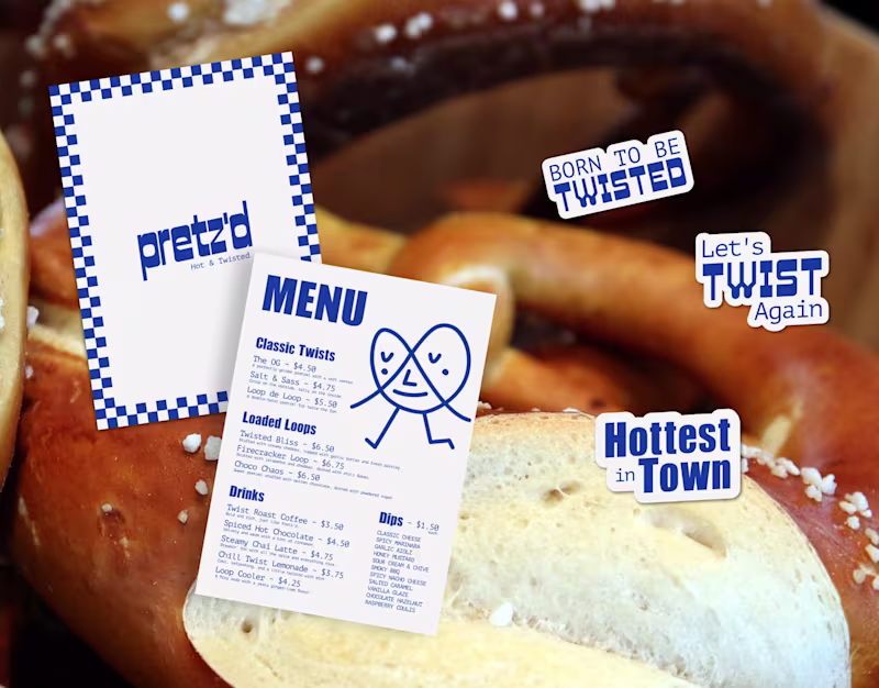 Cover image for Pretzel Shop Brand Identity