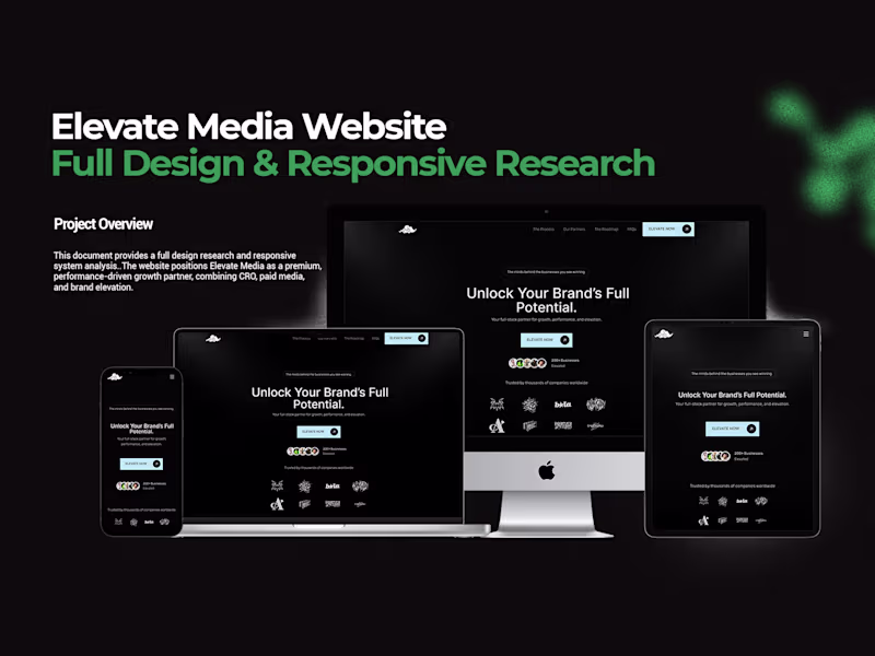 Cover image for Elevate Media is a growth-focused