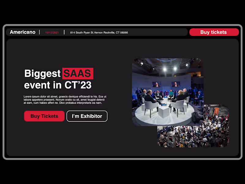 Cover image for Landing Page Design for SAAS Companies Event