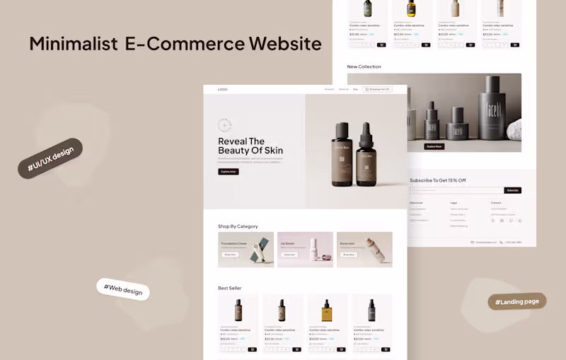 Cover image for Minimalist Ecommerce Website