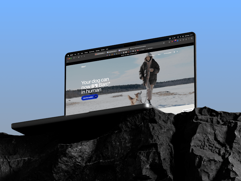 Cover image for Product Marketing Website – Framer Masterclass Build (Barc)