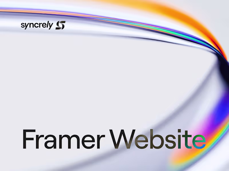 Cover image for Framer Website