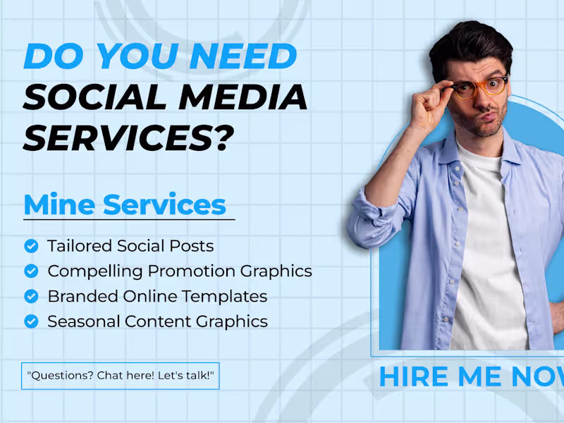 Cover image for I will deliver you professional graphic design, social media 
